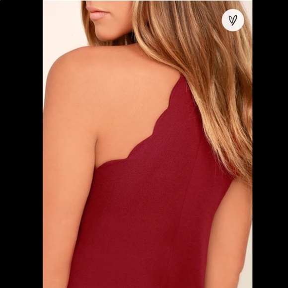LuLus Endlessly Endearing Wine Red Dress Medium - Picture 4 of 11